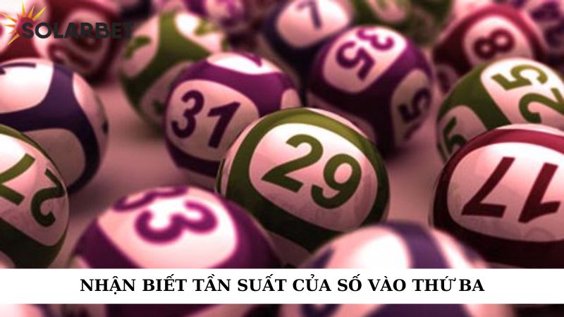 Nhận biết tần suất của số vào thứ ba